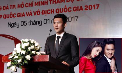 Thủy Tiên chúc mừng chồng được bổ nhiệm quyền chủ tịch CLB bóng đá TP. HCM
