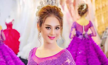 Lâm Chi Khanh xinh đẹp như công chúa khi mặc váy cưới