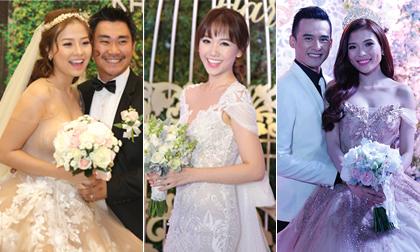 Bóc giá váy cưới trăm triệu của các mỹ nhân Việt trong năm 2016