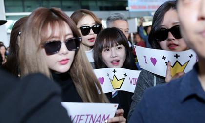 Lần thứ 5 đến Việt Nam, T-ara đẹp không tỳ vết thân thiện chào fans