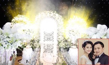 Không gian đám cưới như cổ tích của Hoa hậu Thu Ngân và chồng đại gia