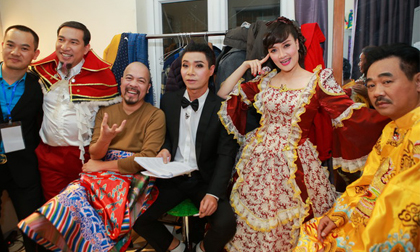 'Nóng hổi' với loạt ảnh hậu trường Táo quân  trong buổi ghi hình đầu tiên