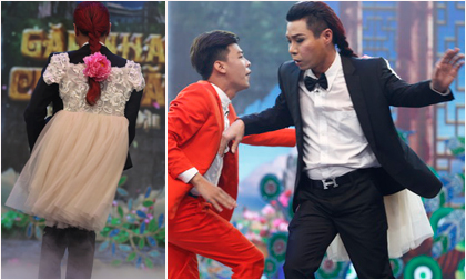 Choáng với trang phục độc - lạ của 'Cô Đẩu' Công Lý trong Táo quân 2017