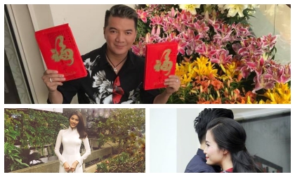 Sao Việt đã tưng bừng chia sẻ ảnh đón năm mới trong ngày mùng một Tết