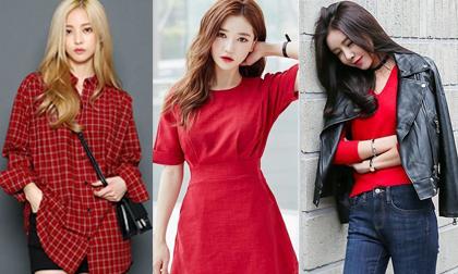 Cách mix trang phục với gam màu đỏ may mắn cho ngày đầu năm