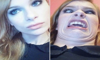 Ảnh hài hước khi những người đẹp 'điên'