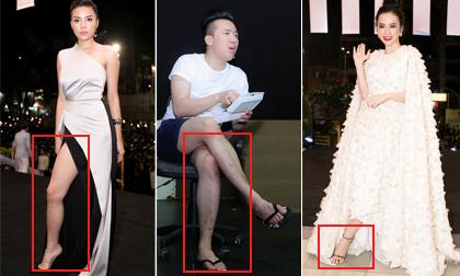 Sao Việt trên 'long lanh' nhưng khi nhìn xuống dưới thì 'phát hoảng'