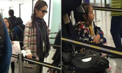 Triệu Vy bện tóc như thiếu nữ xuất hiện bên con gái Tiểu Tháng Tư 