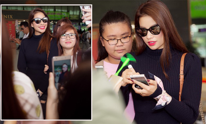 Chỉ là trở lại TP. HCM làm việc mà Phạm Hương cũng được đón tiếp thế này