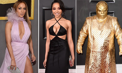 Thảm đỏ Grammy 2017: Người hở hang, quái dị - kẻ kín bưng