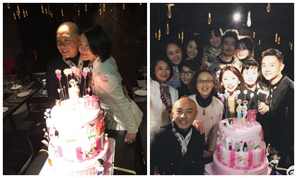 Trương Vệ Kiện tổ chức tiệc sinh nhật lãng mạn cho vợ
