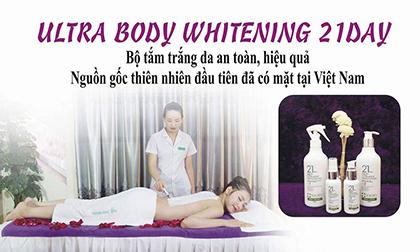 Á hậu Trần Thị Thanh Hải – độc quyền phân phối sản phẩm tắm trắng Ultra Body Whitening 21Days