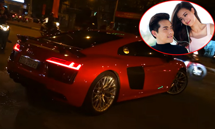 Đông Nhi - Ông Cao Thắng nổi bật trên phố với siêu xe Audi R8 13 tỷ