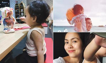 Bẵng đi một thời gian, con trai Tăng Thanh Hà đã lớn thế này!