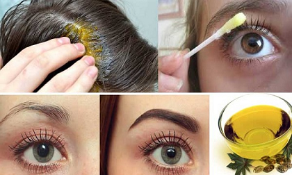 Áp dụng cách này tóc, lông mày và lông mi dài và dày cực dễ sau vài ngày