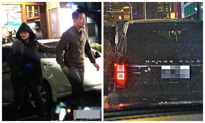 Từ Hy Viên được ông xã 'hộ tống' đi chơi bằng xế sang 10 tỷ mới tậu