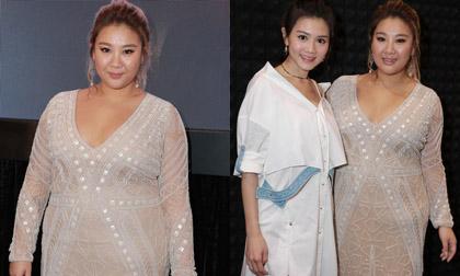 'Biểu tượng giảm cân' Hồng Kông lại phát phì, to gấp đôi đồng nghiệp tại sự kiện