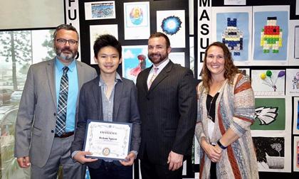 Con trai Bằng Kiều vượt qua hàng nghìn học sinh để đạt giải thưởng đặc biệt ở Mỹ 