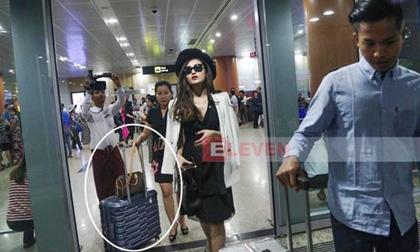 Kỳ Duyên bị chỉ trích khi để mẹ xách đồ, bây giờ Huyền My cũng 'đi vào vết xe đổ'?