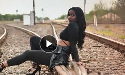 Người mẫu đang mang thai tử vong vì chụp ảnh trên đường tàu