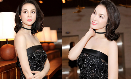 Ngẩn ngơ trước vẻ đẹp như búp bê sứ của MC Thanh Mai ở tuổi 44