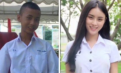 Giới trẻ Thái Lan khoe nhan sắc 'một trời một vực' nhờ dậy thì thành công
