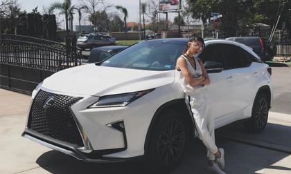 Ngọc Quyên khoe siêu xe sang chảnh ở Mỹ