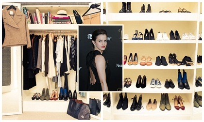 'Mãn nhãn' trước tủ quần áo đẹp long lanh của Emma Watson