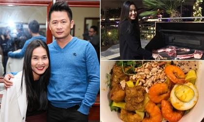 Sống cùng Bằng Kiều, Hoa hậu Dương Mỹ Linh ngày càng đảm đang