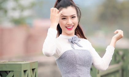 Á hậu Hoàng Oanh khoe sắc ngọt ngào, tươi trẻ