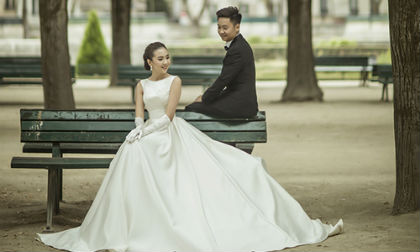 Ngắm ảnh cưới chưa từng công bố của 'Cô gái thời tiết' Mai Ngọc 