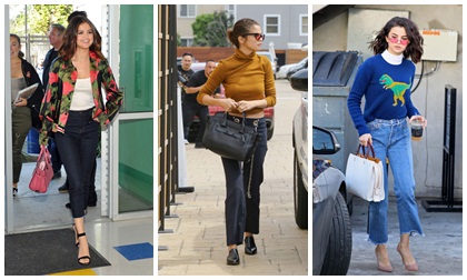 Selena Gomez biến hóa không ngừng với gu thời trang đường phố