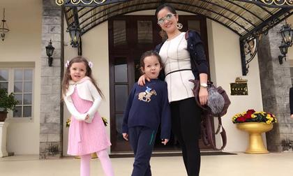 Hồng Nhung đưa hai con tới Đà Lạt mừng sinh nhật