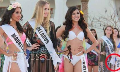 Tại sao Nguyễn Thị Thành lại đeo dải băng 'From Vietnam' ở vị trí 'lạ'? 