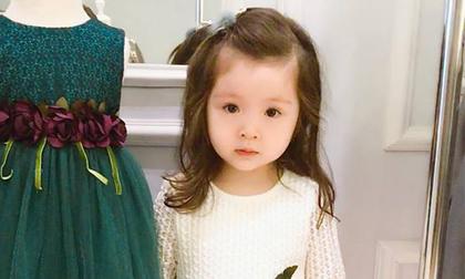 Cứ xinh như thiên thần thế này, bảo sao con gái Elly Trần bị nhầm là búp bê