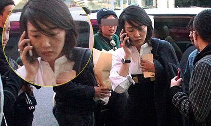 Giữa cơn bão scandal ngoại tình, 'Ảnh hậu Trung Quốc' rầu rĩ xuất hiện trước ống kính