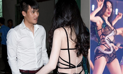 Mặc quá sexy đi diễn và hành động của Công Vinh khiến Thủy Tiên càng diễn bốc lửa hơn trước ngàn khán giả               