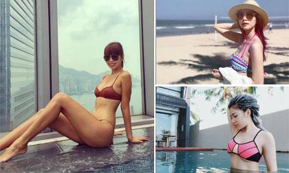 Mỹ nhân Việt đua nhau khoe dáng gợi cảm khi diện bikini trong dịp nghỉ lễ 30/4-1/5