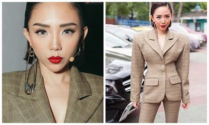 Diện bộ suit lạ mắt ghi hình cho Bán kết Giọng hát Việt nhí 2017, Tóc Tiên bị dân mạng chê 'tơi tả'