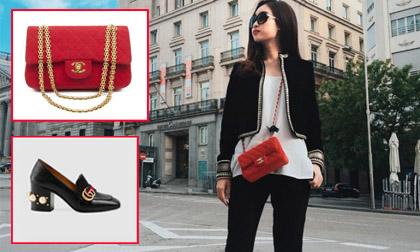 'Bóc giá' đồ hiệu của Hoa hậu Đỗ Mỹ Linh trong chuyến du lịch châu Âu