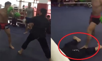 Clip tay đấm quyền anh hạ knock out đệ tử Võ Đang trong 7 giây khiến dân mạng 'dậy sóng'