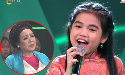 Bé gái hát 'Chảy đi sông ơi', NSND Thu Hiền lắc đầu 'chịu thua'