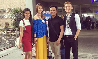 Doanh nhân Phạm Hồng Hải Quân đưa người đẹp Trần Ngọc Trâm đi thi sắc đẹp