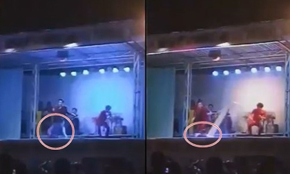 Hotboy nhóm HKT gặp tai nạn hú hồn ngay trên sân khấu