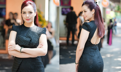 Ở tuổi 40, cựu mẫu Thúy Hằng khoe đường cong 'phát hờn'