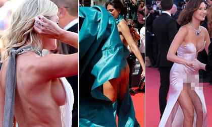 Những sự cố váy áo và khoe thân nóng nhất Cannes 2017