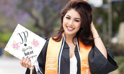 Em gái Hoa hậu Jennifer Phạm xinh đẹp rạng rỡ trong ngày tốt nghiệp