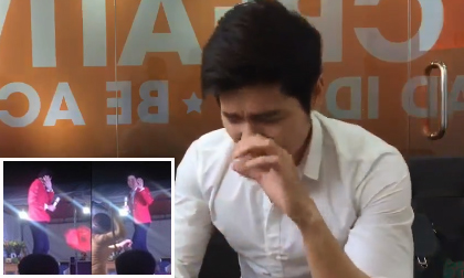 Lưu Chí Vỹ bật khóc trần tình về sự cố đi diễn muộn bị khán giả ném chai, bầu show chửi mắng thậm tệ