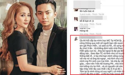 Phan Hiển bức xúc khi có người 'giúp' mình khoe nhà cửa, gia thế