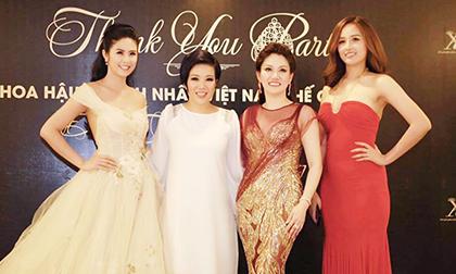 Hoa hậu Doanh nhân Việt Nam Thế Giới 2017 Đặng Thị Xuân Hương tự tin khoe sắc bên các Hoa hậu, Á hậu Việt Nam